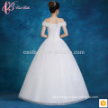 Lace appliques beading ball gown cheap custom made plus size princess wedding dress